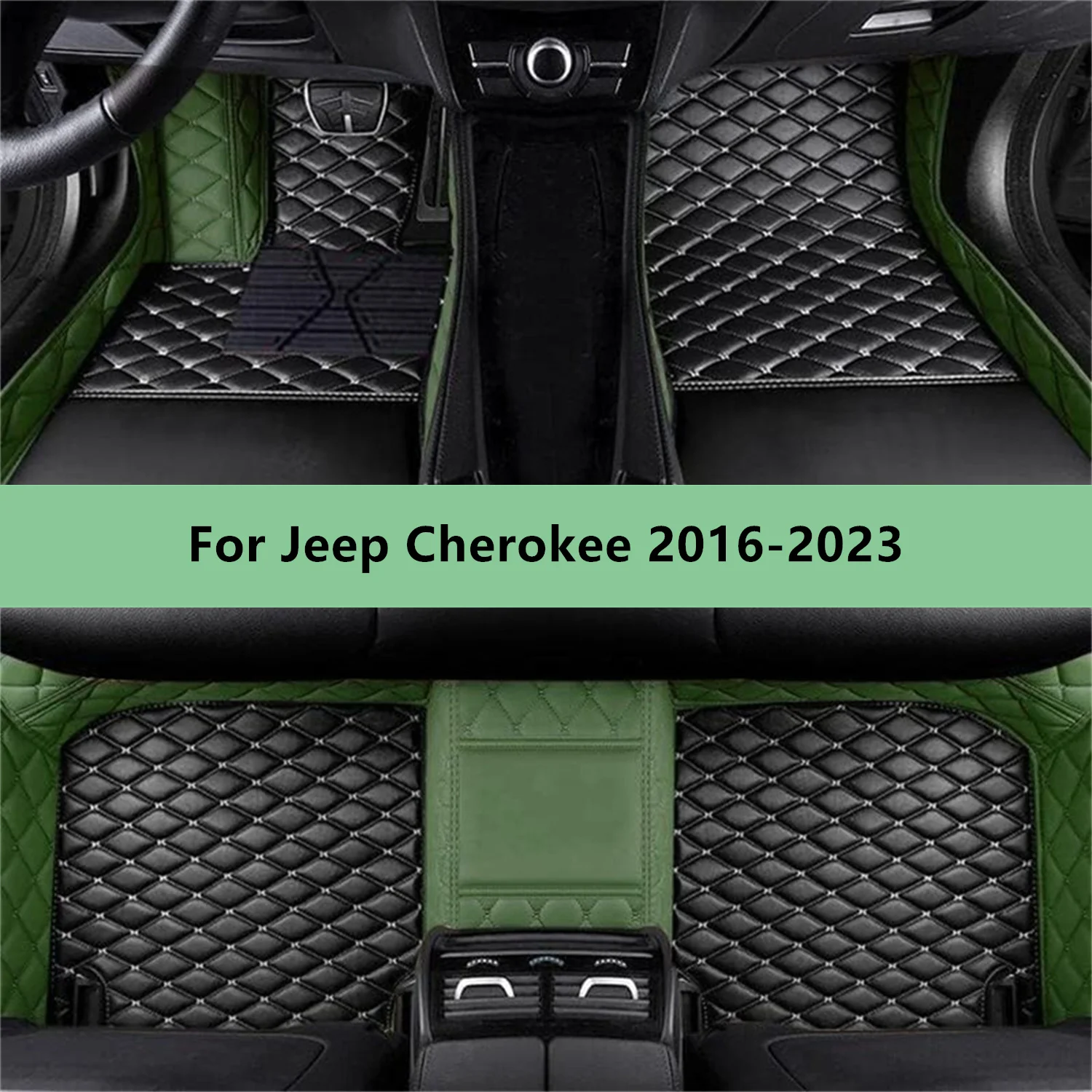 Women'S Jeep Accessories - カスタムカーフロアマット ジープチェロキー 2016-2023 用 カーフロアマット 男性用
