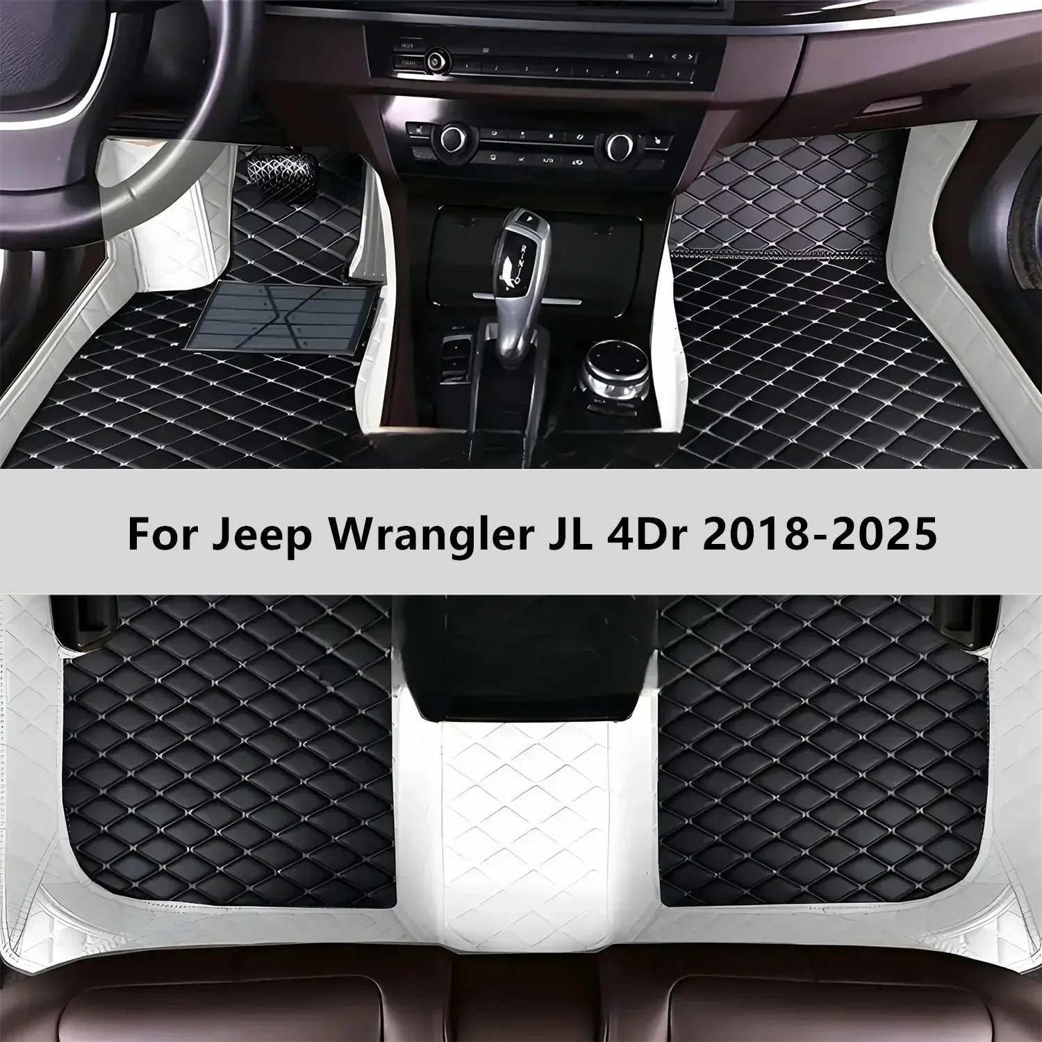 Women'S Jeep Accessories - ジープ・ラングラーJL 4ドア 2018-2025年式用 カスタムカーフロアマット 車用マット アクセサリー