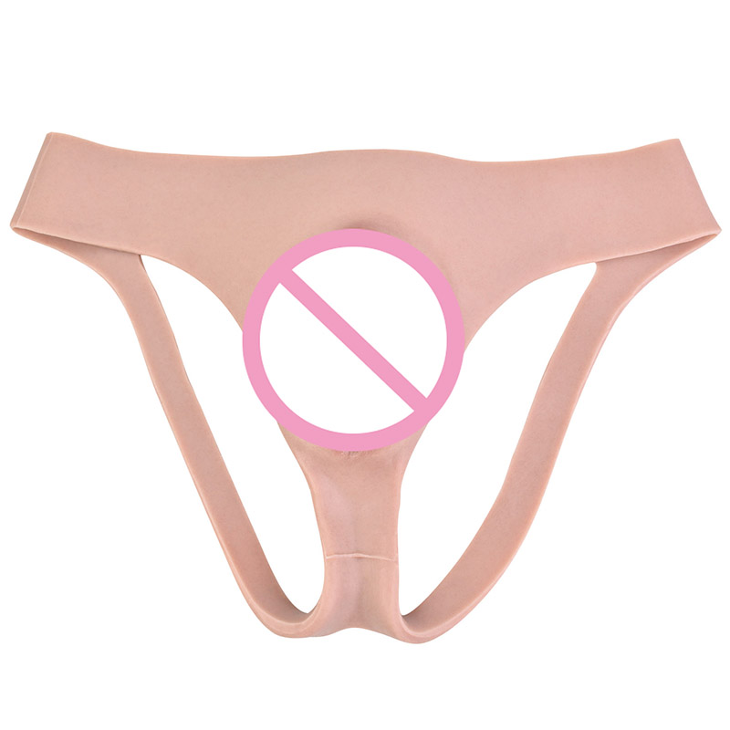 Women Accessories Combo - 伸縮性のあるシリコン製リアルな膣を内蔵したパンツ、女装コスチューム用セックスアクセサリー、大人のおもちゃ、アナルカットアウト