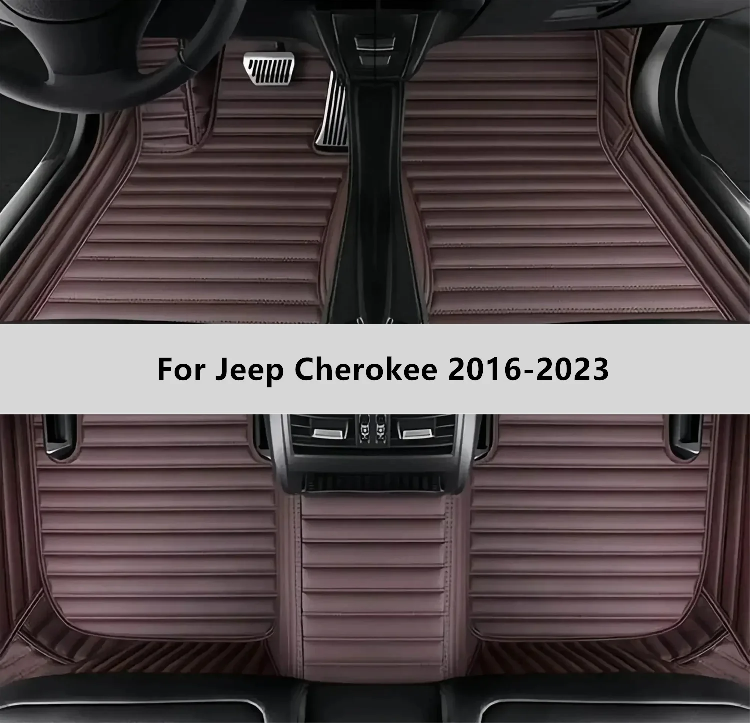 Women'S Jeep Accessories - ジープチェロキー2016-2023用カスタムカーフロアマット、フロアマット、カーマットアクセサリー、男性女性用インテリアアクセサリー