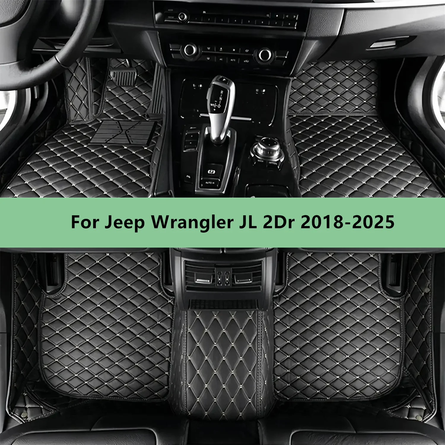 Women'S Jeep Accessories - ジープ・ラングラーJL 2ドア 2018-2025用カーフロアマット 男女兼用 車内アクセサリー
