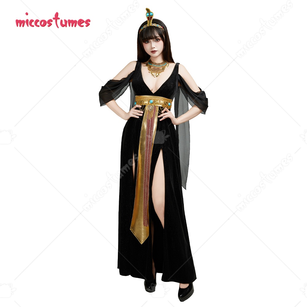 Women'S Egyptian Accessories - 米国株式会社マイクコスチュームの女性用エジプトコスチュームセット、エジプト女王コスチュームドレス、ハロウィンパーティー用アクセサリー付き