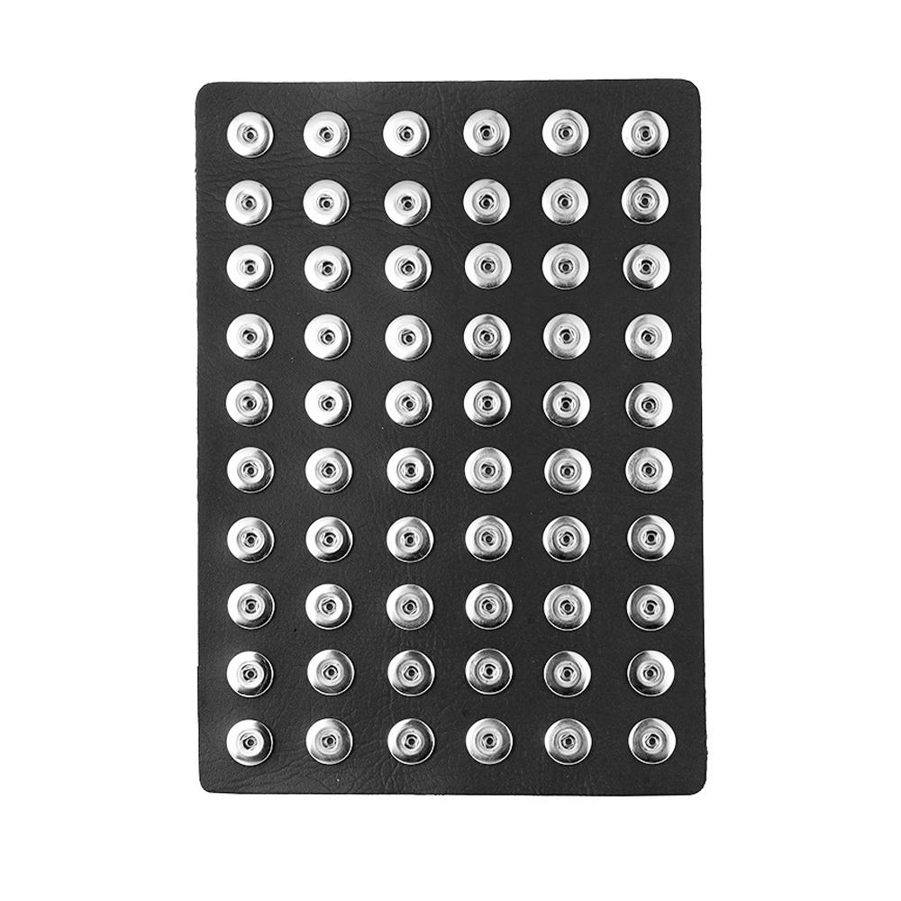 Women Accessories Display - Puレザーディスプレイdoardコンポーネントフィット18ミリメートルブレスレットネックレス交換ジュエリー女性accessorieためのスナップボタン所見