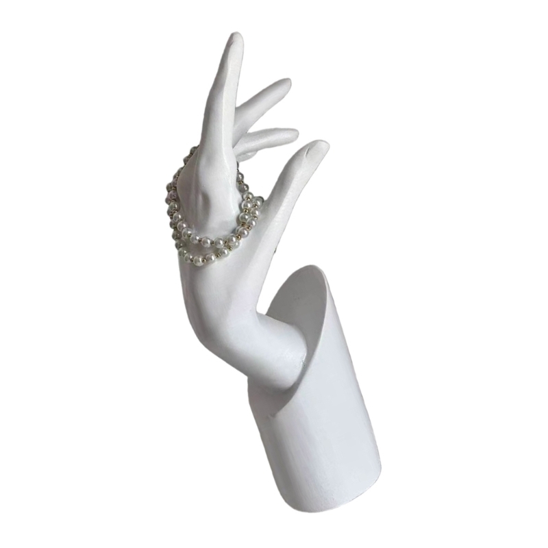 Women Accessories Display - HX6F Lifelikes 女性ハンドレプリカファッションアクセサリーポータブルジュエリーディスプレイ用ネックレスの視覚的魅力を高める