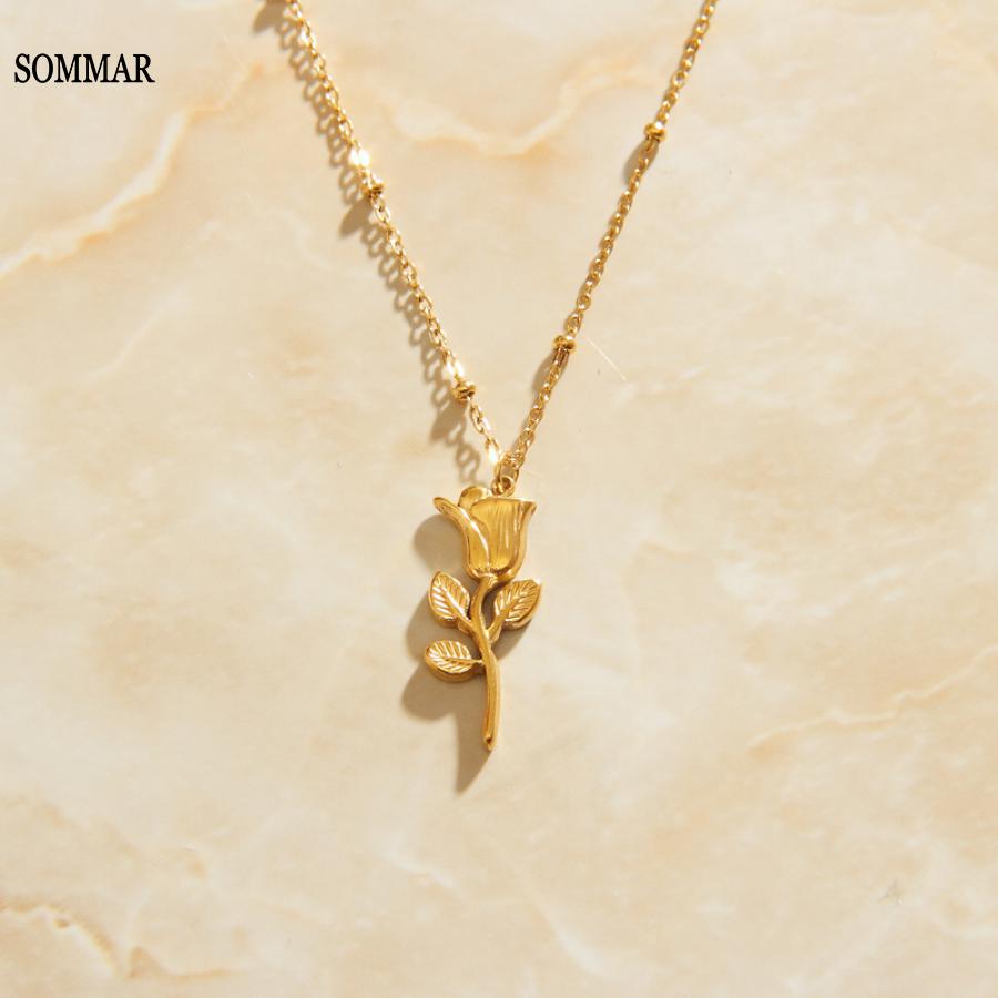 サムマー-女性のための金メッキのオンラインショッピングネック - Women Accessories Shop Online のレビューと価格